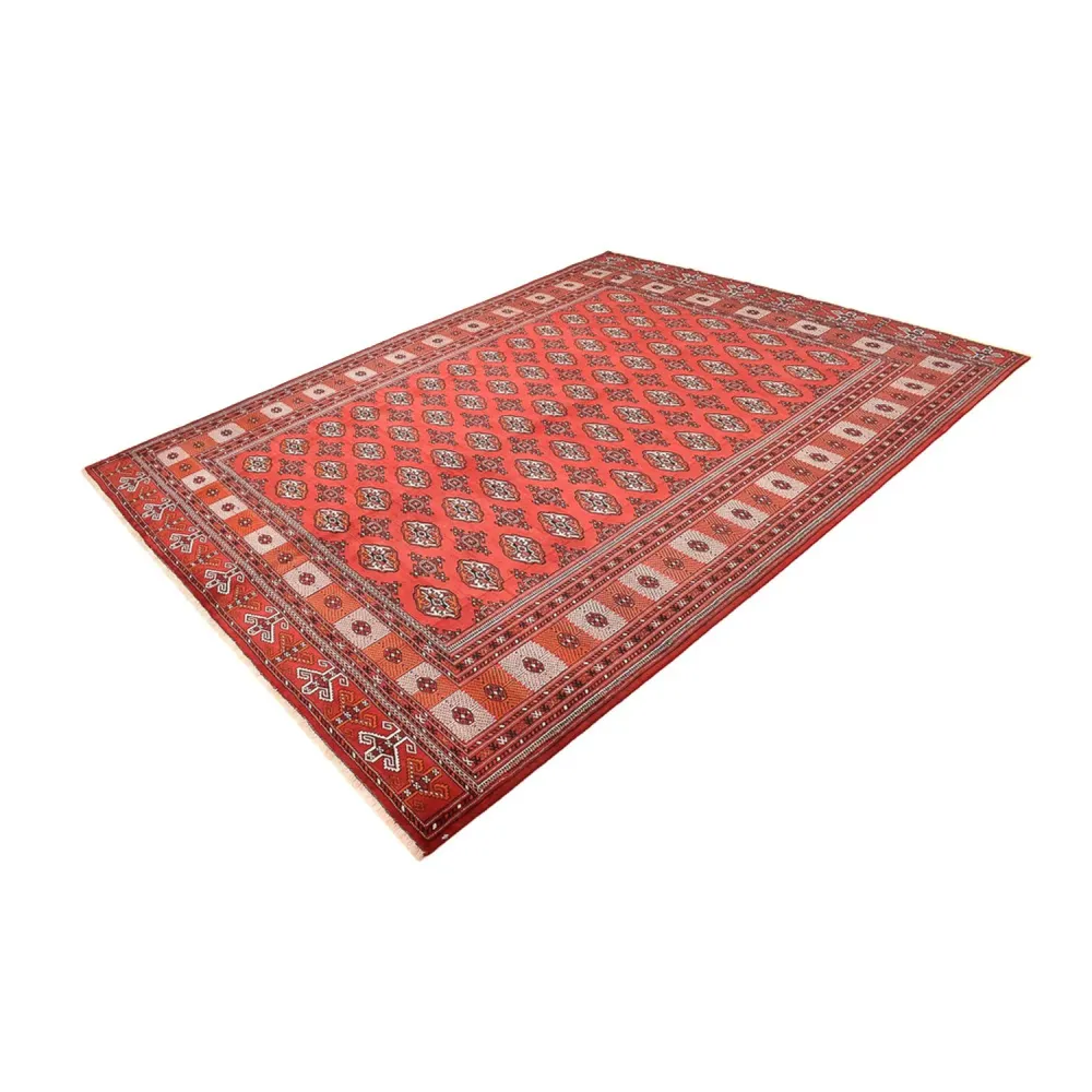 Tapis Turkaman - 378 x 295 cm - rouge