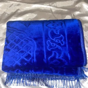 Tapis en velours épais bleu roi - sans personnalisation