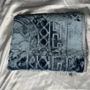 Tapis en velours épais gris foncé - sans personnalisation