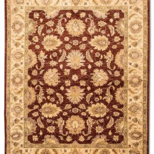 Tapis Ziegler - 219 x 178 cm - rouge bordeaux