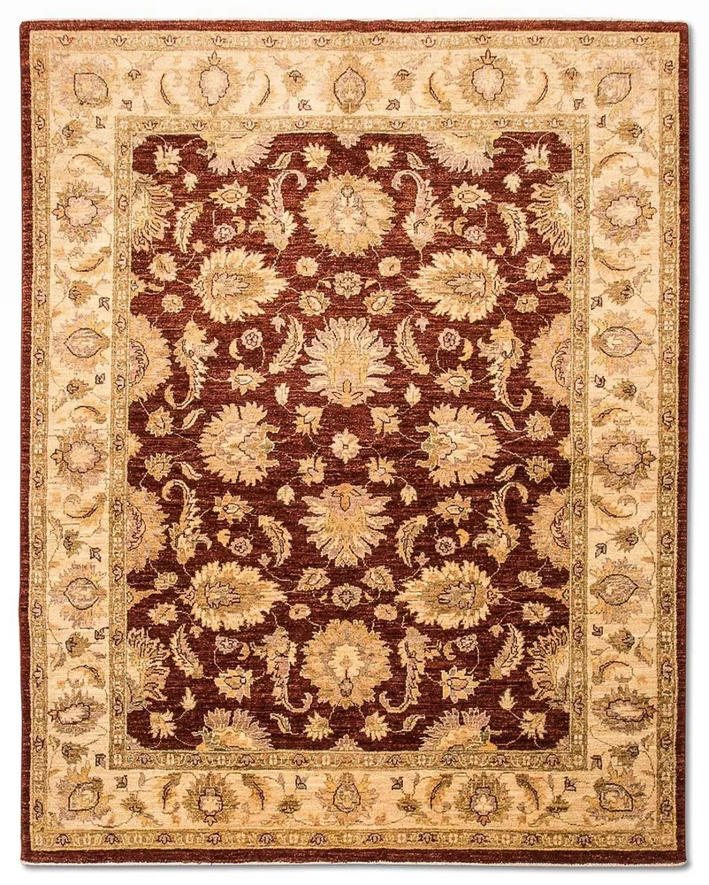 Tapis Ziegler - 219 x 178 cm - rouge bordeaux