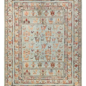 Tapis Ziegler - Ariana - 199 x 158 cm - bleu clair