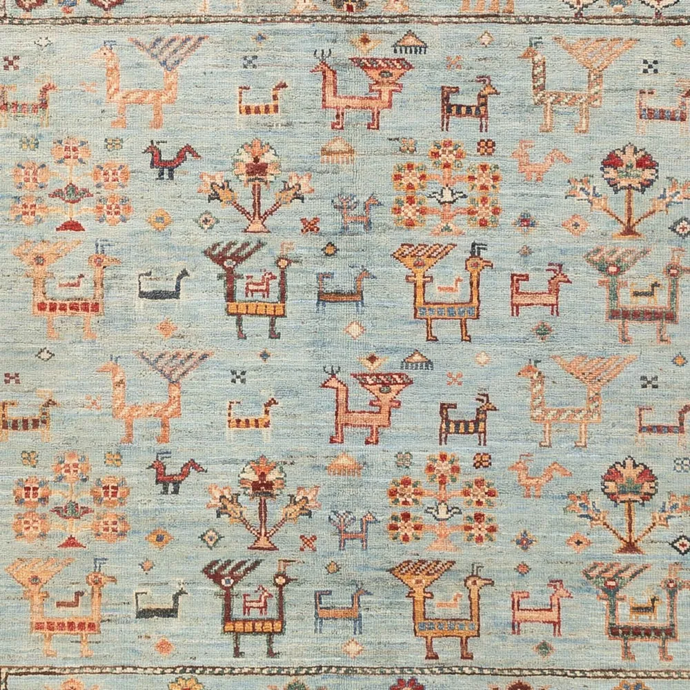 Tapis Ziegler - Ariana - 199 x 158 cm - bleu clair