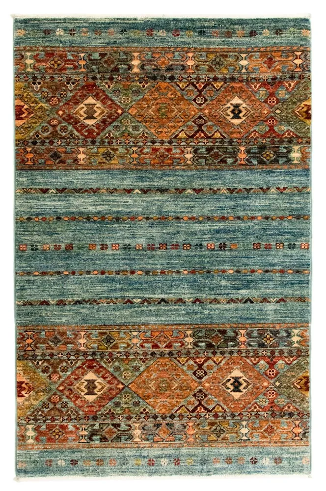 Tapis Ziegler - Moderne - 123 x 78 cm - turquoise