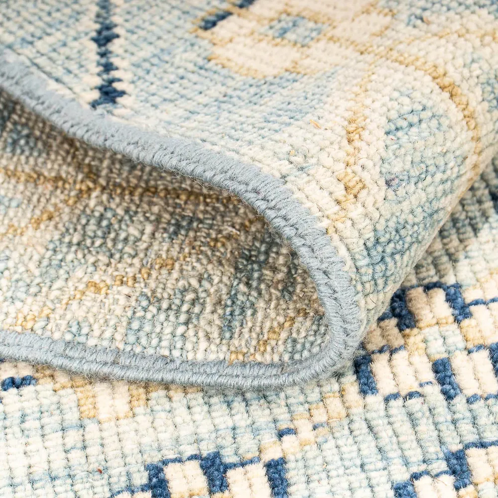 Tapis Ziegler - Moderne - 92 x 62 cm - bleu clair