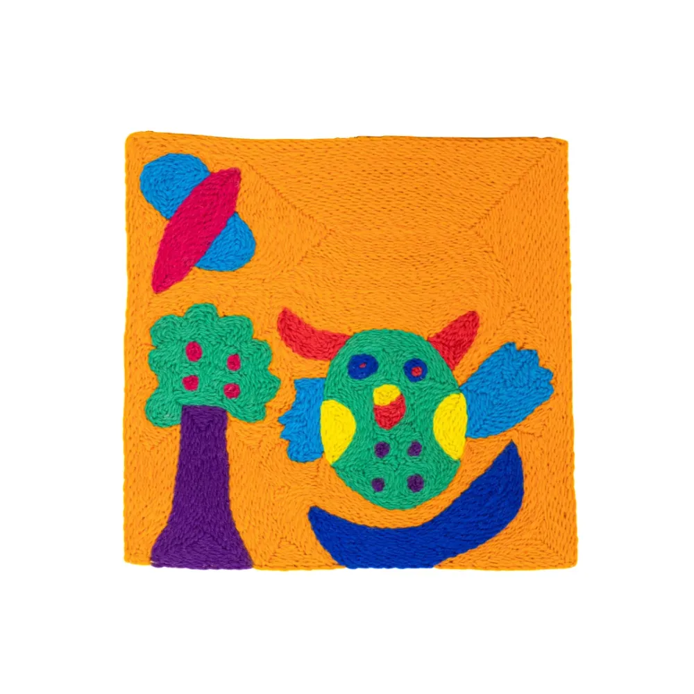 Tapisserie Murale : Un hibou joyeux