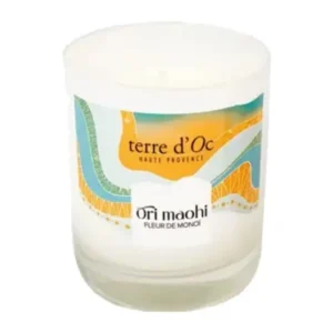 Bougie parfumée - Fleur de monoï - 180 g Terre D'Oc