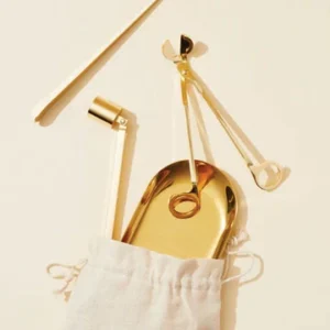 Kit d’entretien des bougies en or | Accessoires The Bathing Raven