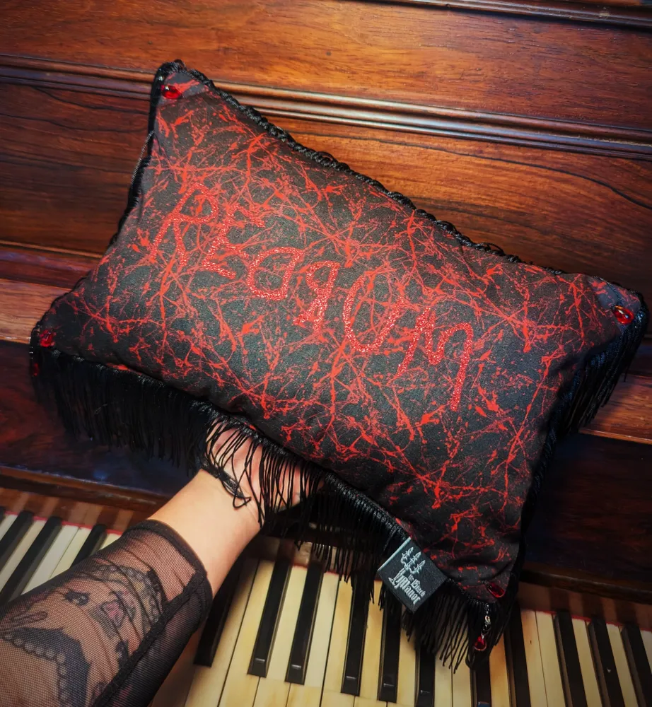 Coussin "Redrum" The Black Manor