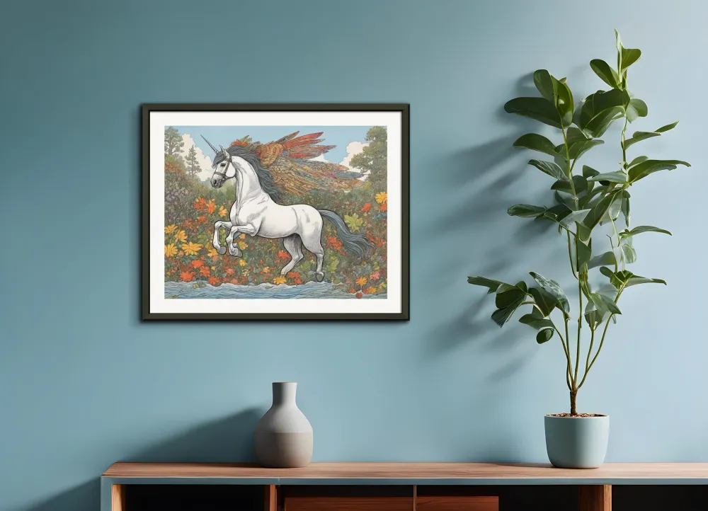 Bande dessinée américaine contemporaine, style naïf, Licorne - poster The Object
