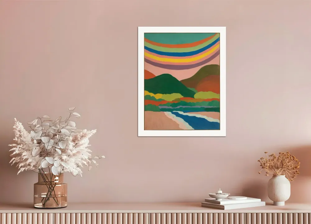 Figuratif intimiste américain, tendance abstraite, nature - Affiche The Object
