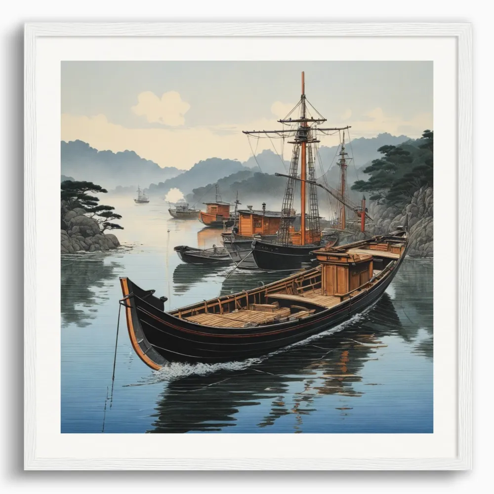 Hashiguchi Goyō, Bateau - Affiche The Object