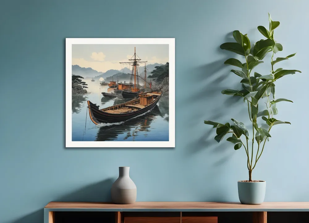 Hashiguchi Goyō, Bateau - Affiche The Object