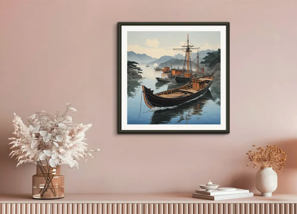 Hashiguchi Goyō, Bateau - Affiche The Object