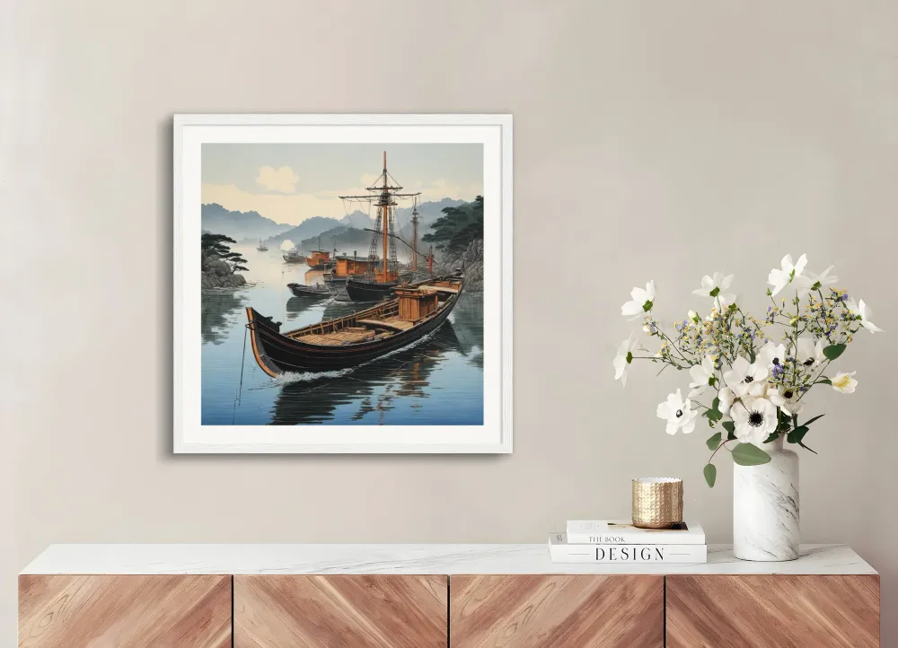 Hashiguchi Goyō, Bateau - Affiche The Object