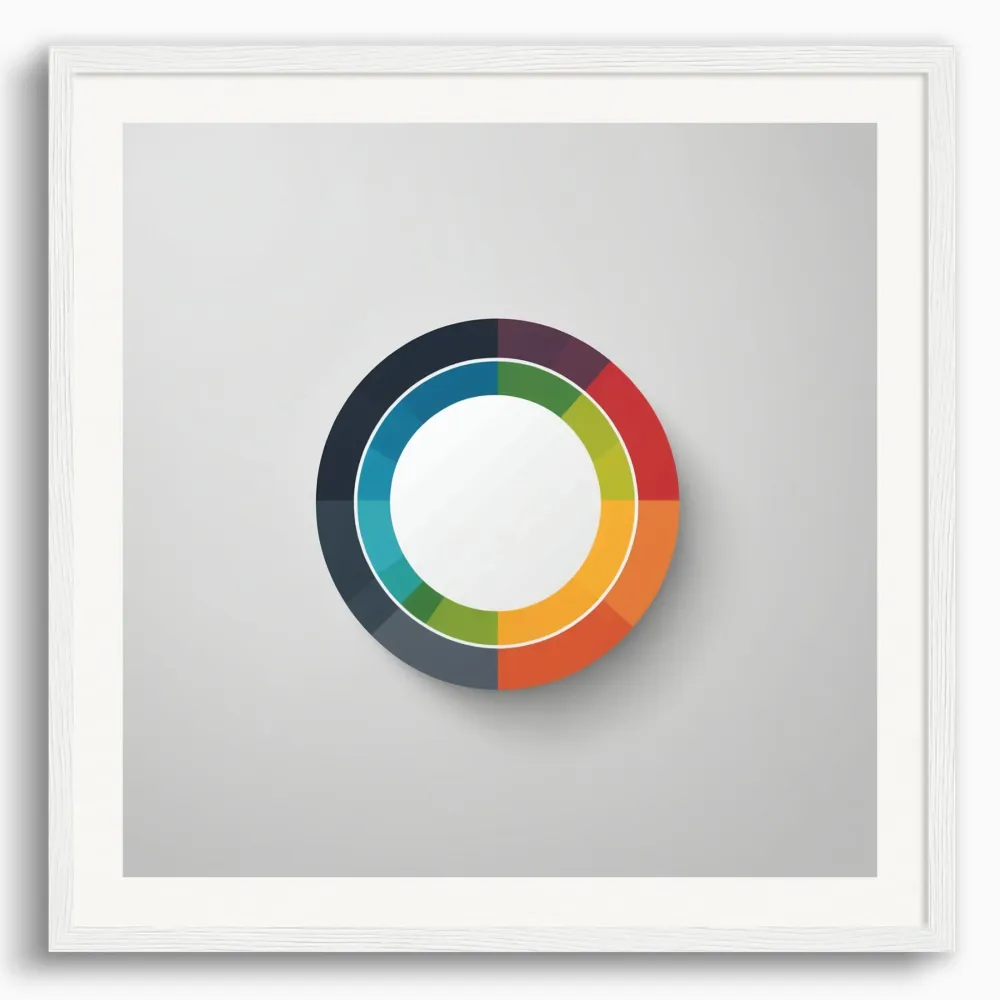 L'art du minimalisme, cercles - Affiche The Object