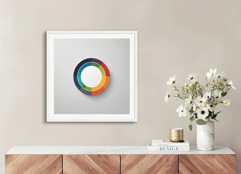 L'art du minimalisme, cercles - Affiche The Object