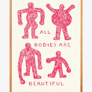 All Bodies are Beautiful the poster club