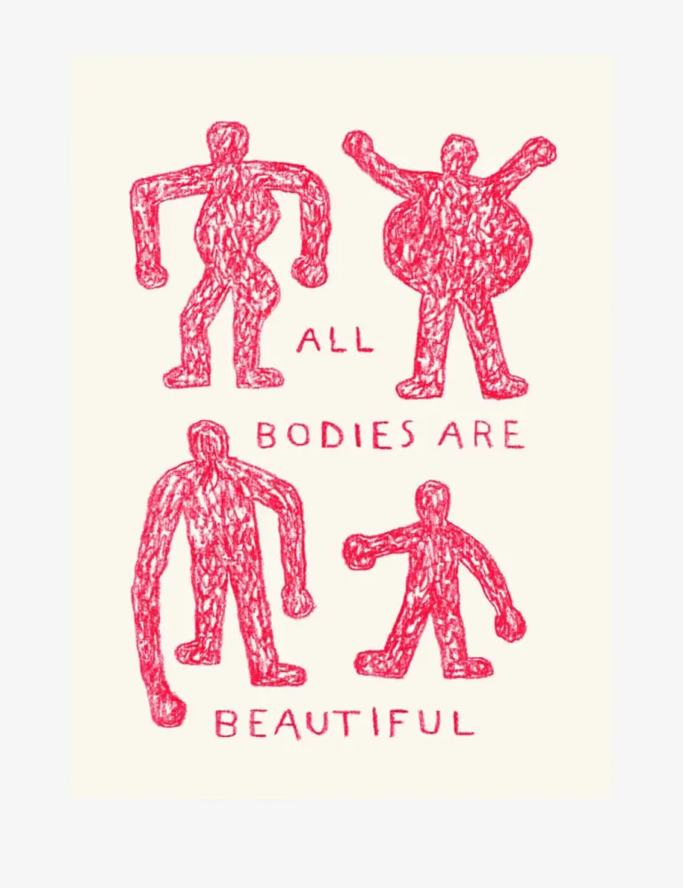All Bodies are Beautiful the poster club
