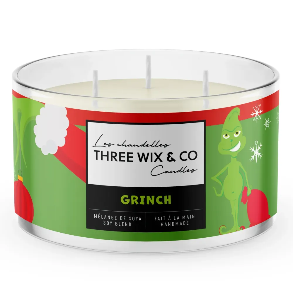 Chandelle Grinch - Three Wix And Co threewixandco