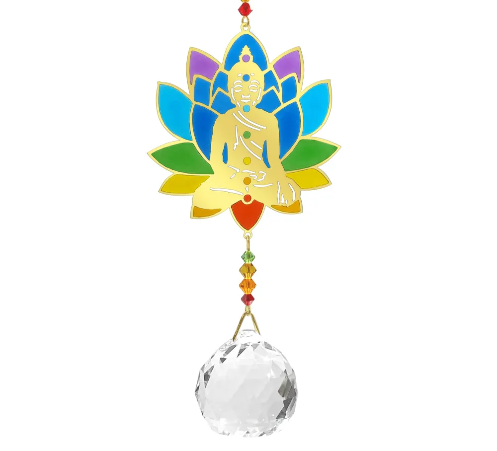 Cristal Feng Shui Bouddha Tierra Zen