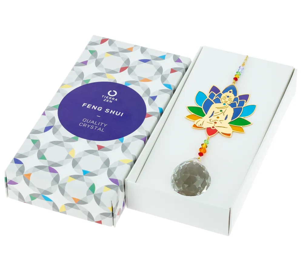 Cristal Feng Shui Bouddha Tierra Zen