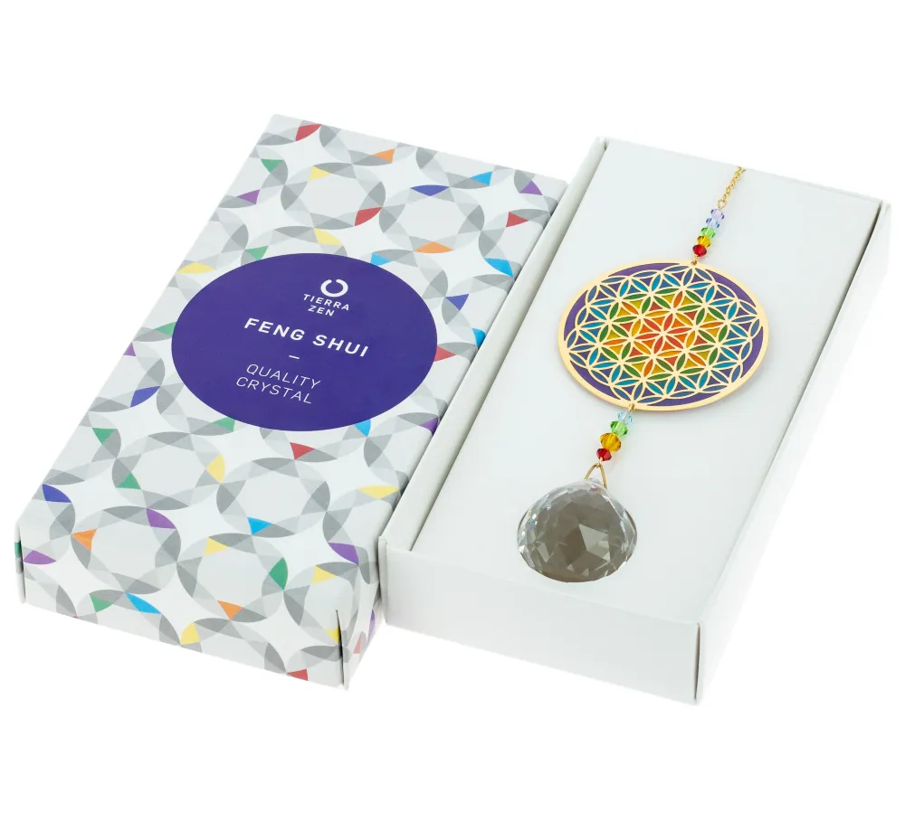 Cristal Feng Shui - Fleur de Vie - Harmonie Tierra Zen