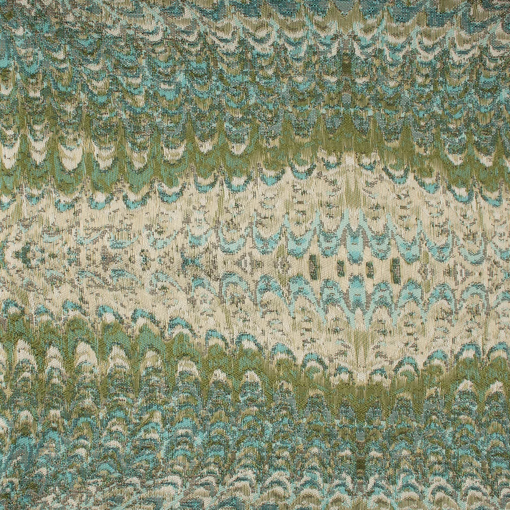 Tissu décor maison Grande Largeur - Asia - Miyuki Sarcelle
