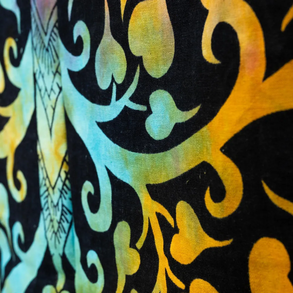 Tissu indien Arbre de vie et éléphant 210x140cm