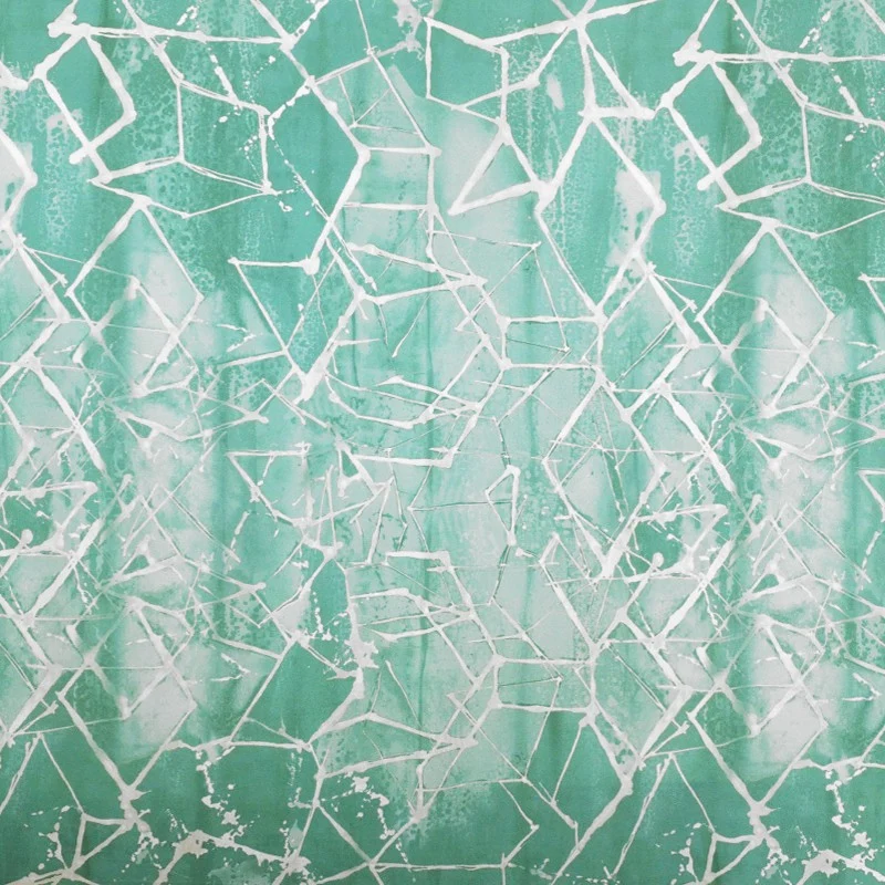 Tissu Lycra Imprimé Traits Verdâtre