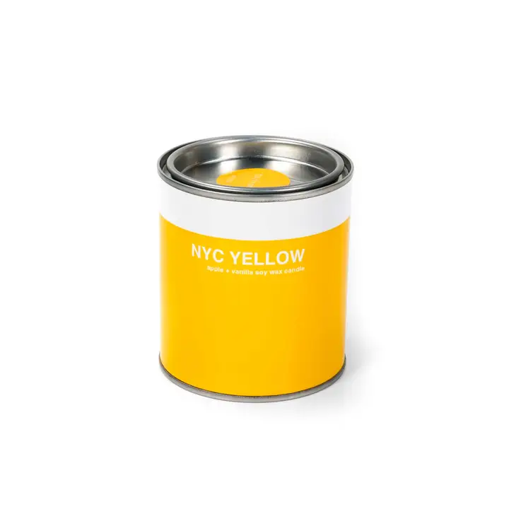 Bougie to:from Pantone Jaune New York, pomme et vanille