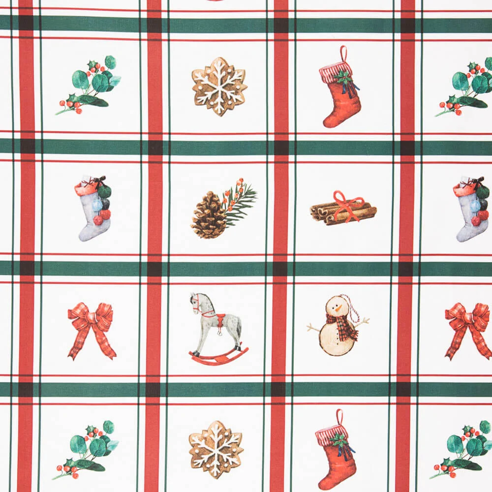 Toile Carrés de Noël Arcs