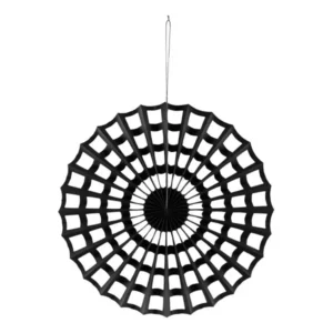 Toile d'araignée Décoration suspendue Noir 50cm