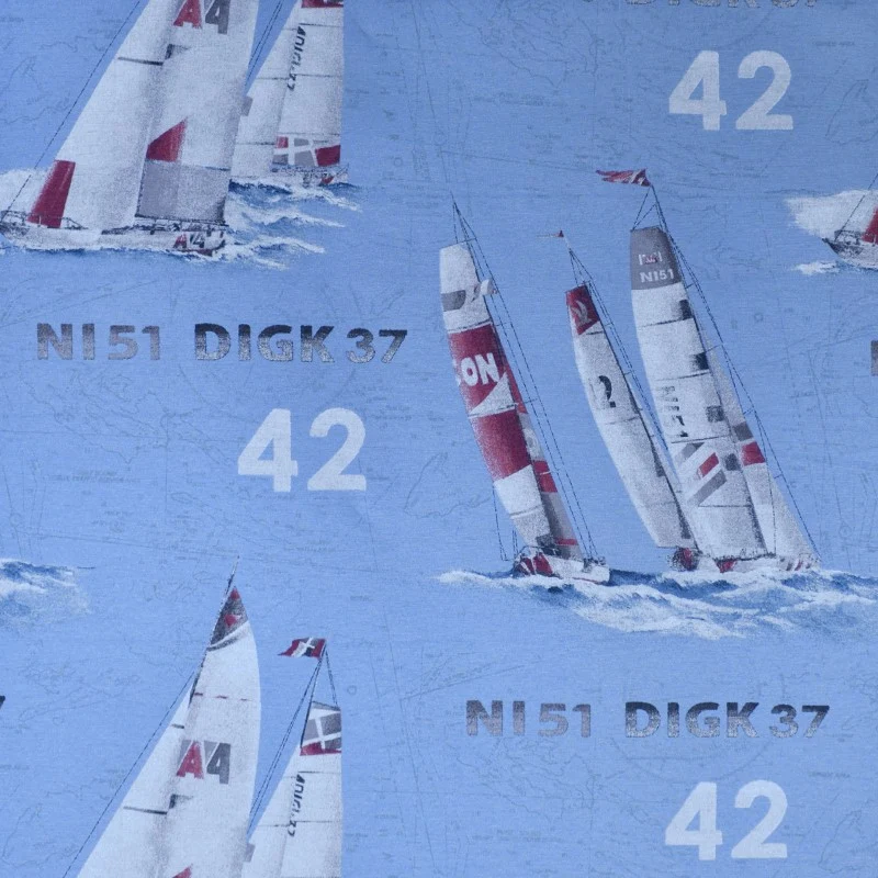 Toile Imprimée Arctique Bleu