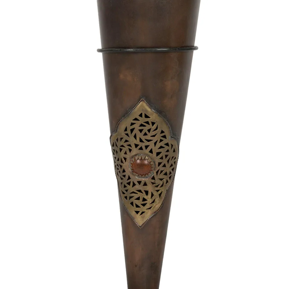 Torche arabe en cuivre 120cm
