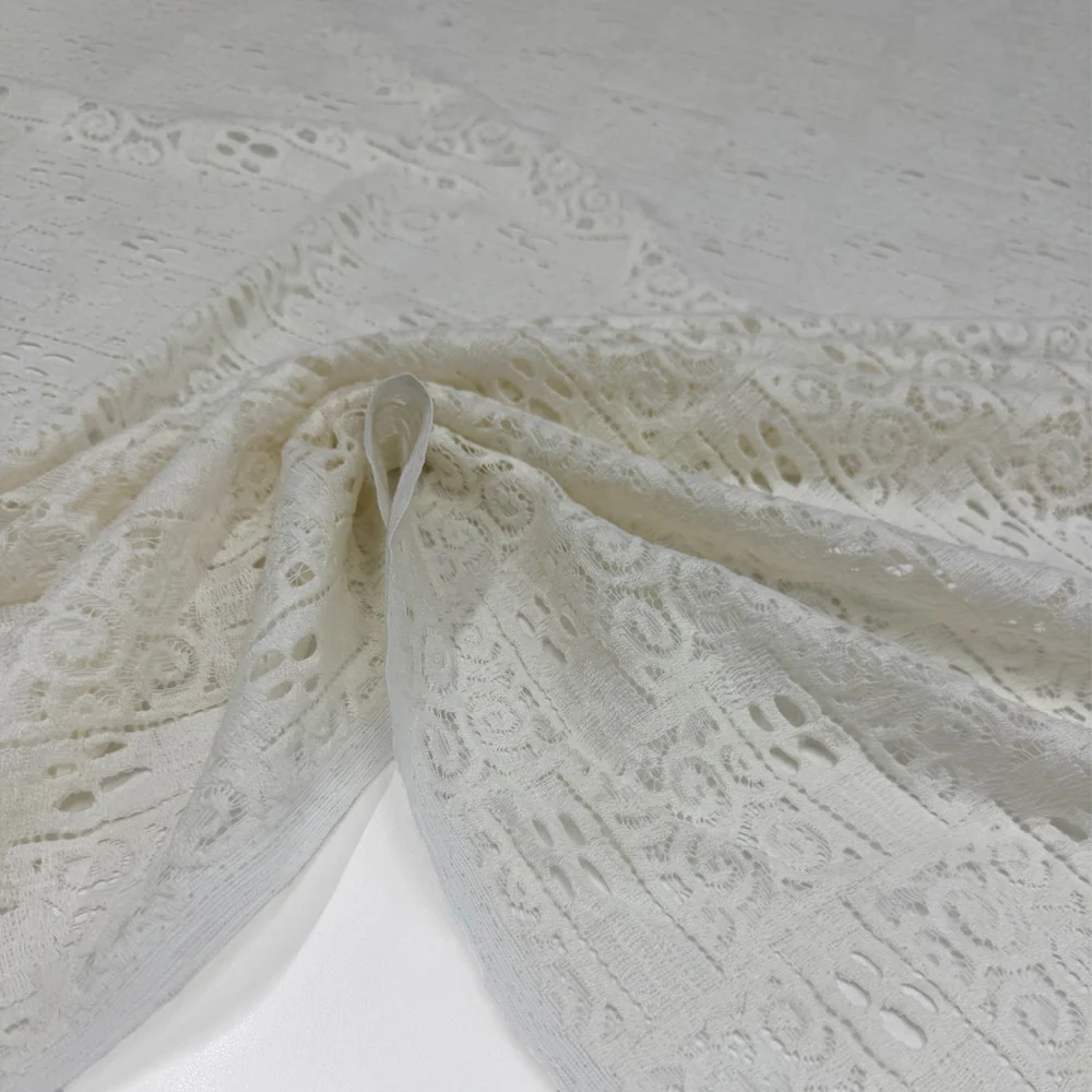 Tissu Dentelle, Coton - Mosaka Torretto Tessuti