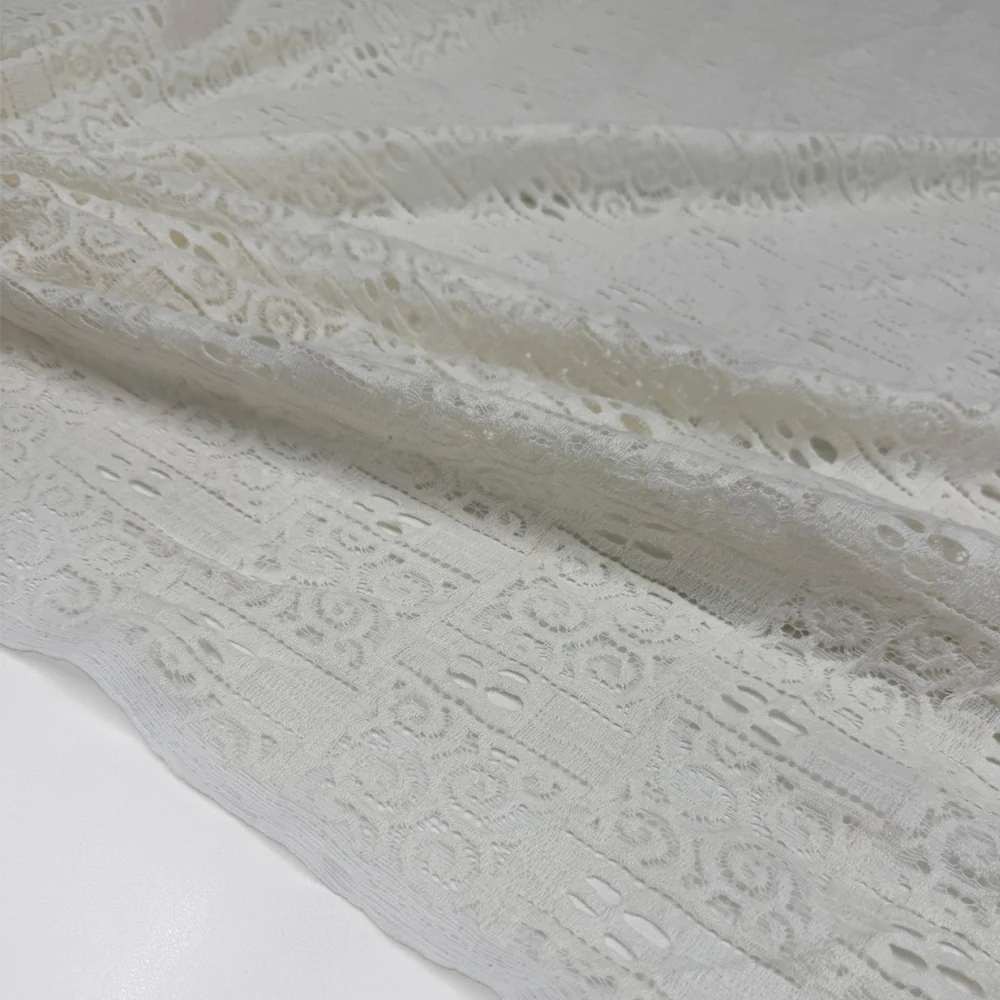 Tissu Dentelle, Coton - Mosaka Torretto Tessuti