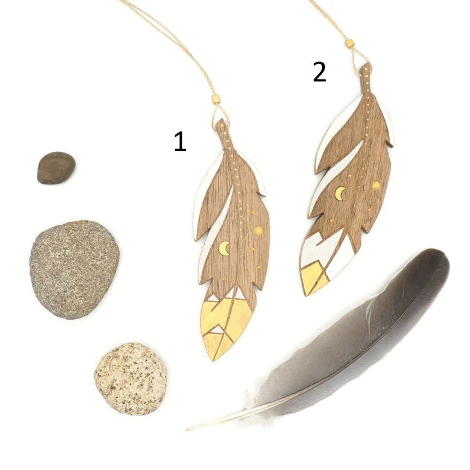 Plumes - Montagnes enneigées Totems Messagers