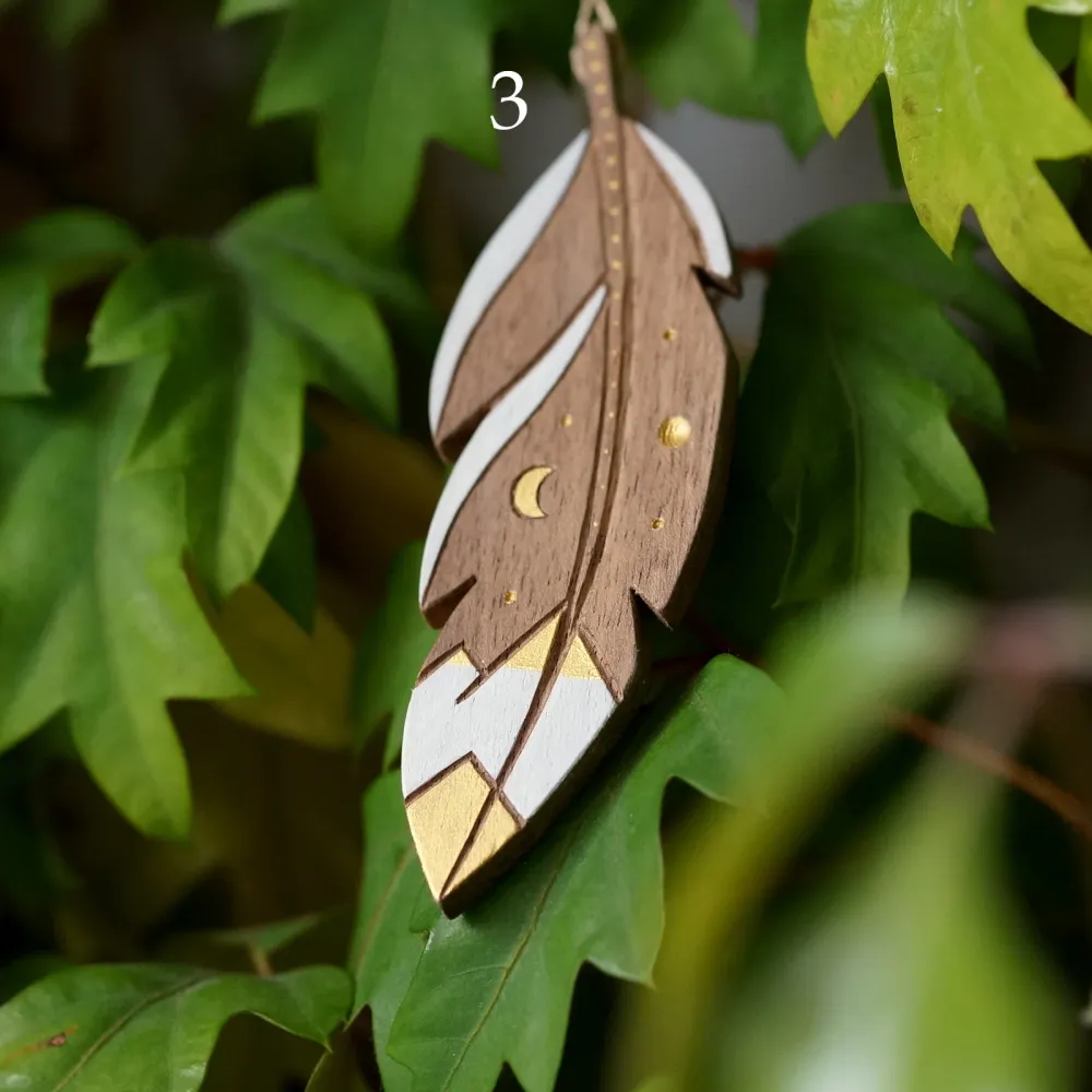 Plumes - Montagnes enneigées Totems Messagers
