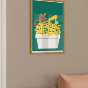 Affiche TOUTE Bouquet Castor et Poutine