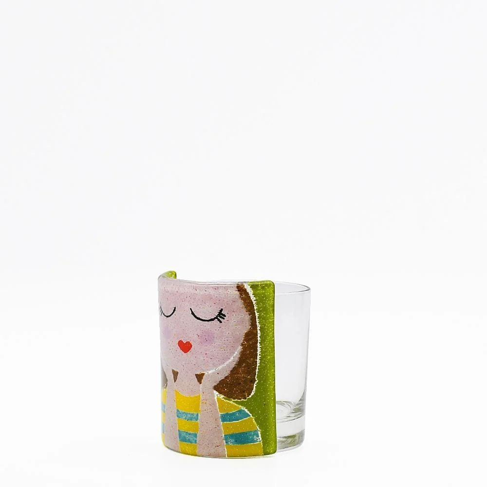 Vase en verre "Marinha Grande" 10cm TRAN