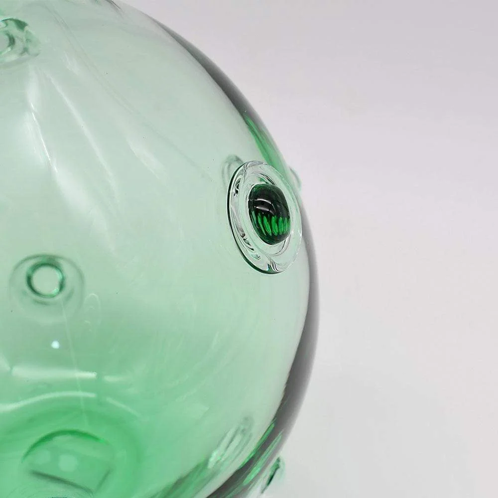 Vase en verre soufflé "Donuts" - Vert TRAN