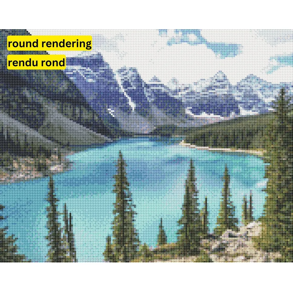 Tranquillité turquoise-Lac Moraine