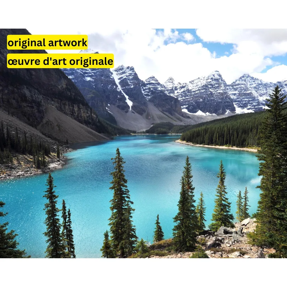 Tranquillité turquoise-Lac Moraine