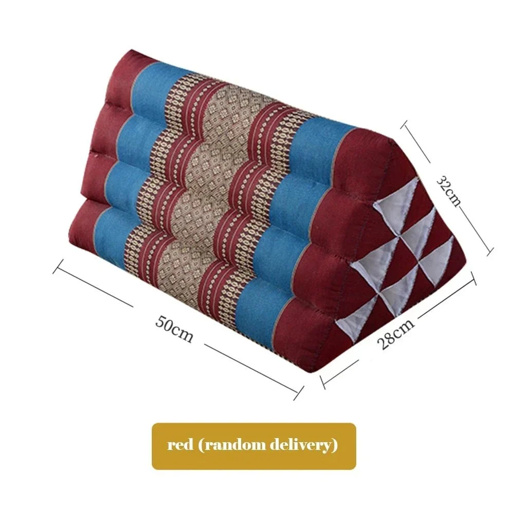 Grand oreiller triangulaire thaïlandais Tresors asiatiques
