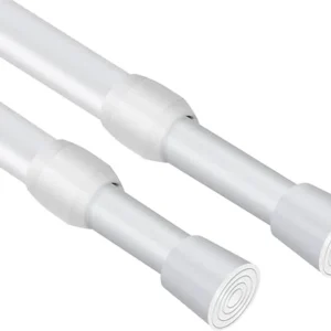 tringle pour rideaux extensibles ø mm 10x120 cm - paquet de 1 pièce