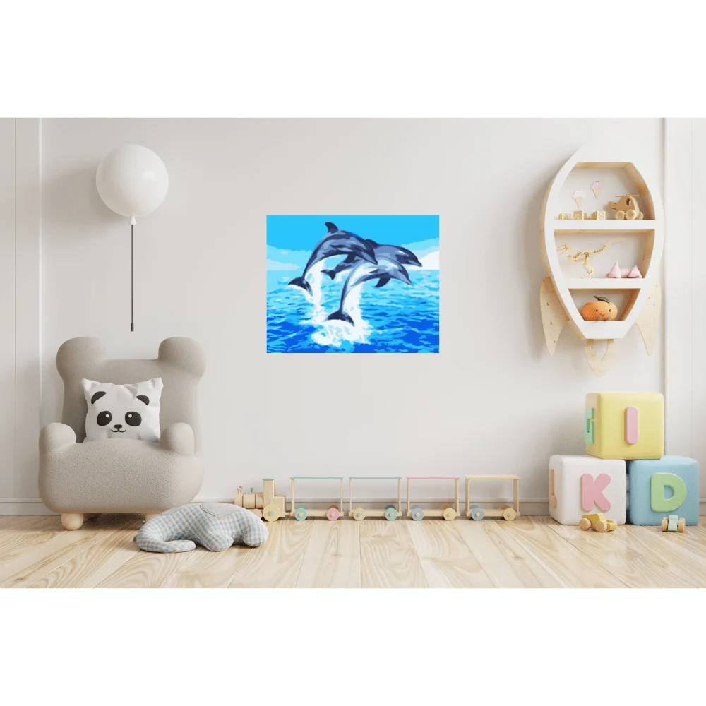Trio de dauphins
