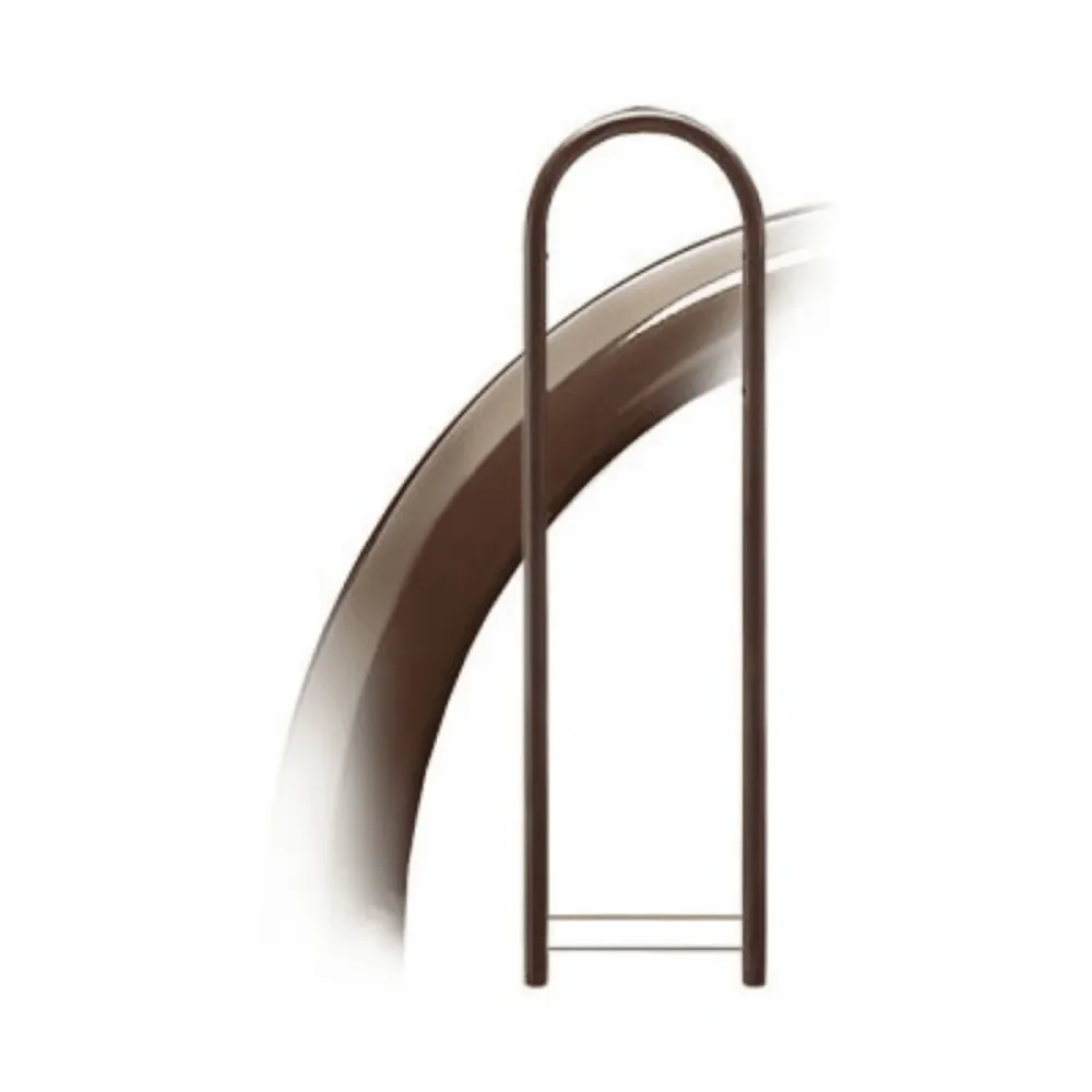 Trépied pour boîte aux lettres Bobi Round marron foncé