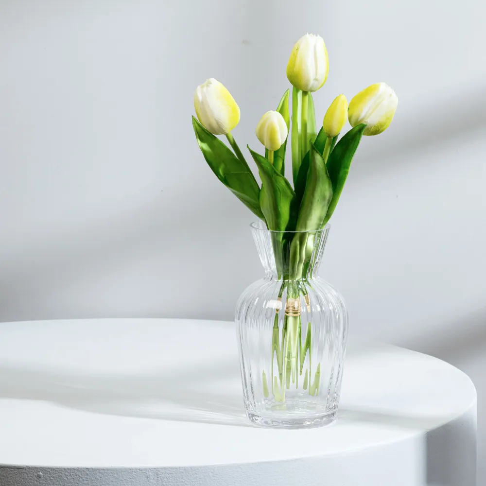 Tulipes réalistes - Blanches
