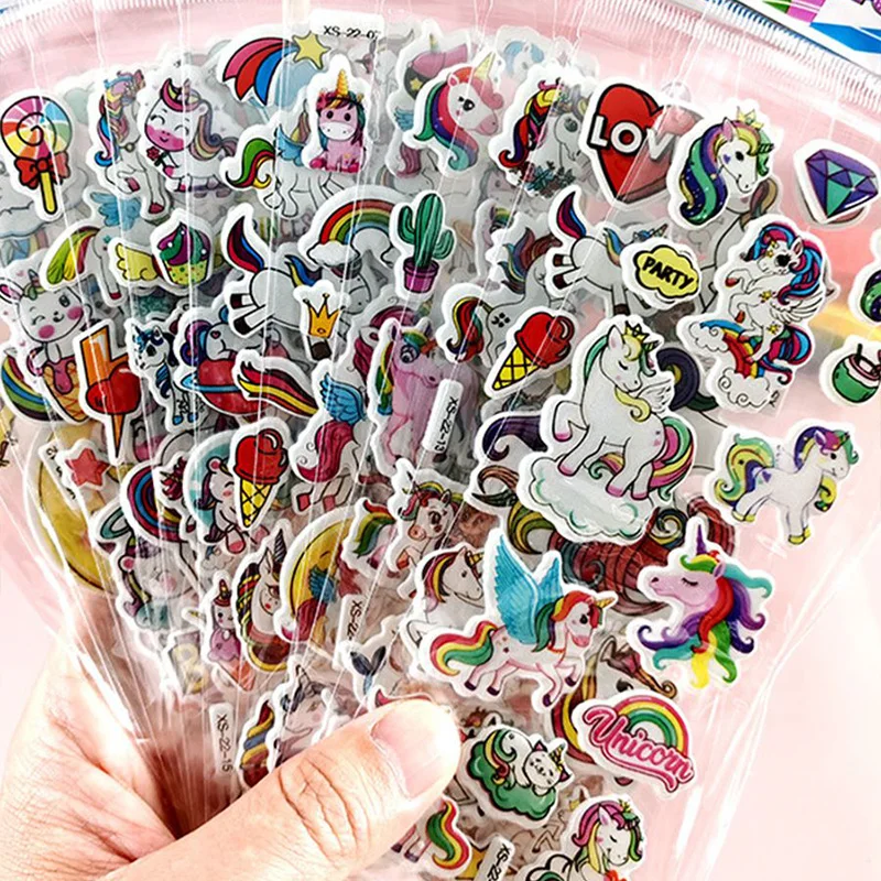 Stickers 3D Licornes "Bubble" Univers Cheval